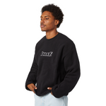 HUF H DOT POLAR FLEECE CREWNECK FL00247 BLACK