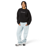 HUF H DOT POLAR FLEECE CREWNECK FL00247 BLACK