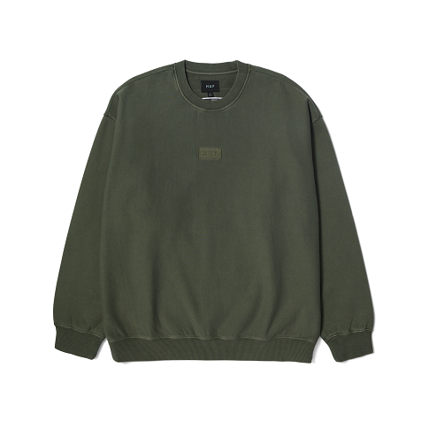 HUF MASON CREWNECK FLEECE FL00230 HUNTER GREEN