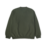 HUF MASON CREWNECK FLEECE FL00230 HUNTER GREEN