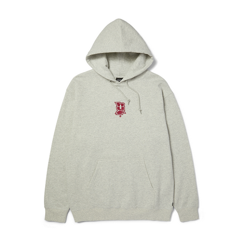 HUF MEGABLAST EMB P/O HOODIE PF00757 ASH HEATHER