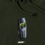 HUF MISSED CALL P/O HOODIE PF00714 HUNTER GREEN