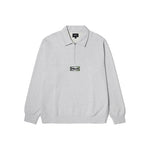 HUF SLATE QUARTER ZIP FLEECE FL00232 HEATHER GREY