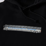 HUF TRANSPORT P/O HOODIE PF00688 BLACK