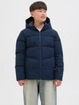 Jack&Jones junior JJGLOBAL PUFFER JACKET 12283847 Sky Captain