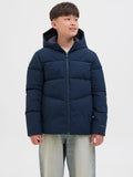 Jack&Jones junior JJGLOBAL PUFFER JACKET 12283847 Sky Captain