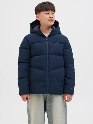 Jack&Jones junior JJGLOBAL PUFFER JACKET 12283847 Sky Captain