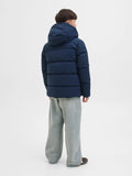 Jack&Jones junior JJGLOBAL PUFFER JACKET 12283847 Sky Captain