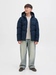 Jack&Jones junior JJGLOBAL PUFFER JACKET 12283847 Sky Captain
