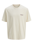 Jack&Jones junior JORISLINGTON TYPE TEE SS 12274923 Antique White