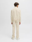 Jack&Jones junior JORNORREBRO EMB SWEAT HIGH NECK 12284067 Antique White