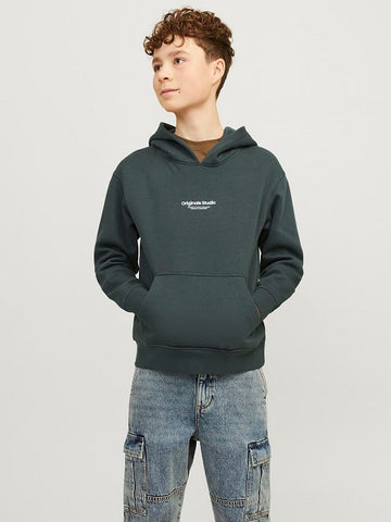 Jack&Jones junior JORVESTERBRO SWEAT 12242469 HOODIE Forest