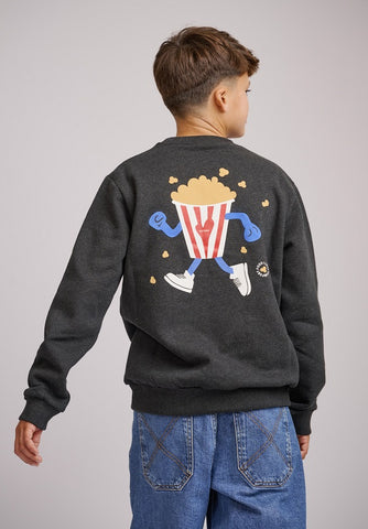 Antwrp Junior BACKPRINT CREW NECK SWEAT KSW464-L008 210 Anthracite