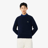 LacosteCREWNECKCOTTONSWEATERAH198500166NavyBlue__1
