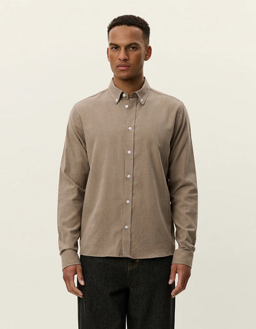 Les Deux DESERT REG SHIRT 1000440 507 Lead Gray