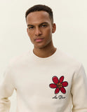 Les Deux FLOWER BASKET SWEATSHIRT 1000836 215 Ivory
