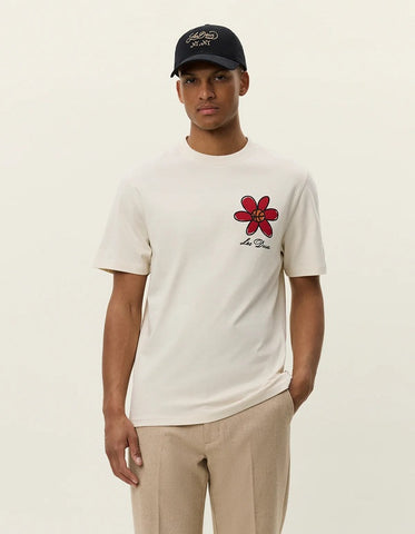 Les Deux FLOWER BASKET T-SHIRT 1000835 215 Ivory