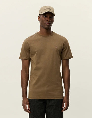 Les Deux NORREGAARD CONTRAST T-SHIRT 1000201 826 Teak Brown