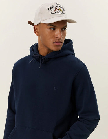 Les Deux NORREGAARD TONAL HOODIE 100202050 460 Dark Navy blue