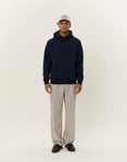 Les Deux NORREGAARD TONAL HOODIE 100202050 460 Dark Navy blue