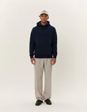 Les Deux NORREGAARD TONAL HOODIE 100202050 460 Dark Navy blue