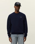 Les Deux PATCH CREW SWEATSHIRT 1000512 460 Dark Navy blue