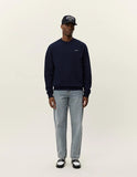 Les Deux PATCH CREW SWEATSHIRT 1000512 460 Dark Navy blue