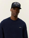 Les Deux PATCH CREW SWEATSHIRT 1000512 460 Dark Navy blue