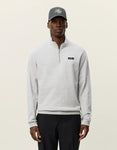 Les Deux PATCH HALF-ZIP SWEATSHIRT 1000665 230 Snow Melange