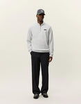 Les Deux PATCH HALF-ZIP SWEATSHIRT 1000665 230 Snow Melange