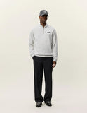 Les Deux PATCH HALF-ZIP SWEATSHIRT 1000665 230 Snow Melange