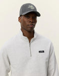 Les Deux PATCH HALF-ZIP SWEATSHIRT 1000665 230 Snow Melange