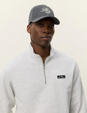 Les Deux PATCH HALF-ZIP SWEATSHIRT 1000665 230 Snow Melange