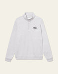 Les Deux PATCH HALF-ZIP SWEATSHIRT 1000665 230 Snow Melange