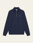 Les Deux PATCH HALF-ZIP SWEATSHIRT 1000665 460 Dark Navy blue