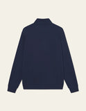Les Deux PATCH HALF-ZIP SWEATSHIRT 1000665 460 Dark Navy blue