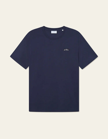 Les Deux PATCH T-SHIRT 1000511 460 Dark Navy blue