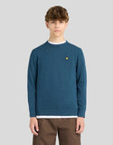 LyleScottCOTTONCREWNECKJUMPERKNB2000VCW329W329AegeanBlue__1
