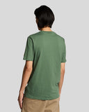 Lyle&Scott EMBROIDERED T-SHIRT TS2007V-X728 X728 Duck Green/Cove