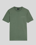 Lyle&Scott EMBROIDERED T-SHIRT TS2007V-X728 X728 Duck Green/Cove