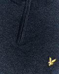 Lyle&Scott LAMBSWOOL BLEND QUARTER ZIP JUMPER KN2330V Z56 Dark Navy Marl