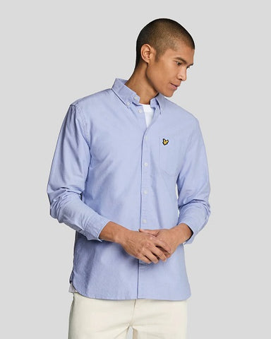 Lyle&Scott PLAIN OXFORD SHIRT LW2112V X41 Riviera