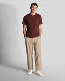 Lyle&Scott PLAIN T-SHIRT TS400VOGBASIC Z562 Burgundy