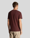 Lyle&Scott PLAIN T-SHIRT TS400VOGBASIC Z562 Burgundy