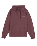 Lyle&Scott SCRIPT BRUSHBACK HOODIE ML2321V X868 Dusky Maroon