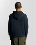 Lyle&Scott SCRIPT KNITTED HOODIE KN2308V Z271 Dark Navy