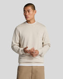 LyleScottSUPERFINECREWNECKSWEATSHIRTML2255TONW870Cove__1