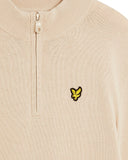 Lyle&Scott junior 1/4 ZIP JUMPER KNB2100VC W503 Putty