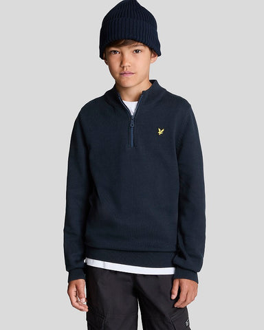 Lyle&Scott junior 1/4 ZIP JUMPER KNB2100VC Z271 Dark Navy