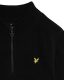 LyleScottjunior1_4ZIPJUMPERKNB2100VCZ865JetBlack__4